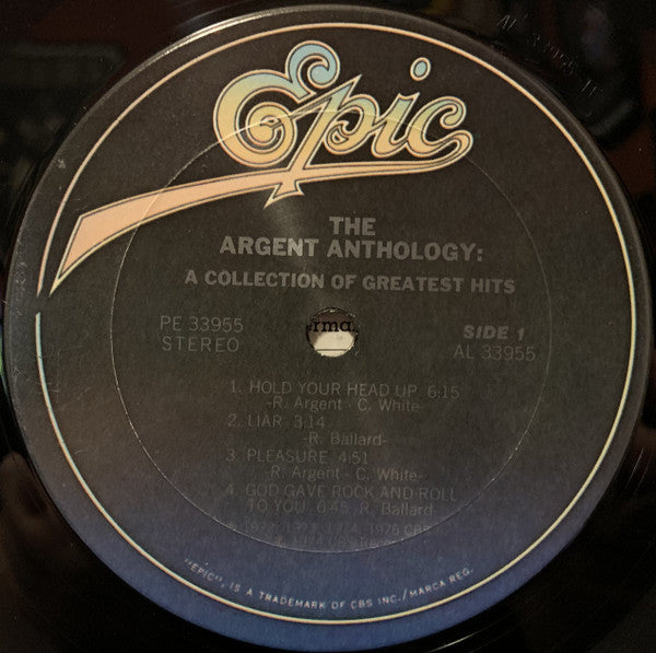 Argent : The Argent Anthology - A Collection Of Greatest Hits (LP, Comp, RP, Ter)
