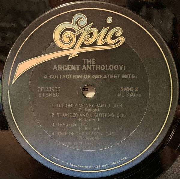 Argent : The Argent Anthology - A Collection Of Greatest Hits (LP, Comp, RP, Ter)