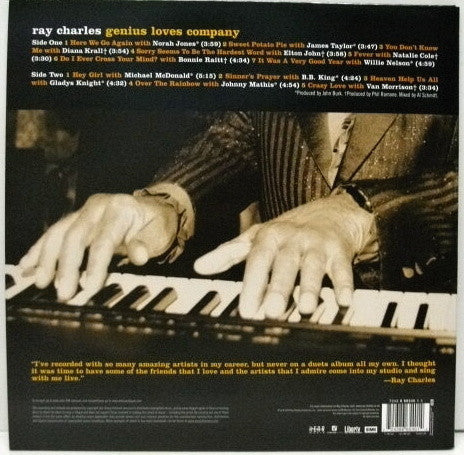 Ray Charles : Genius Loves Company (LP, Album)