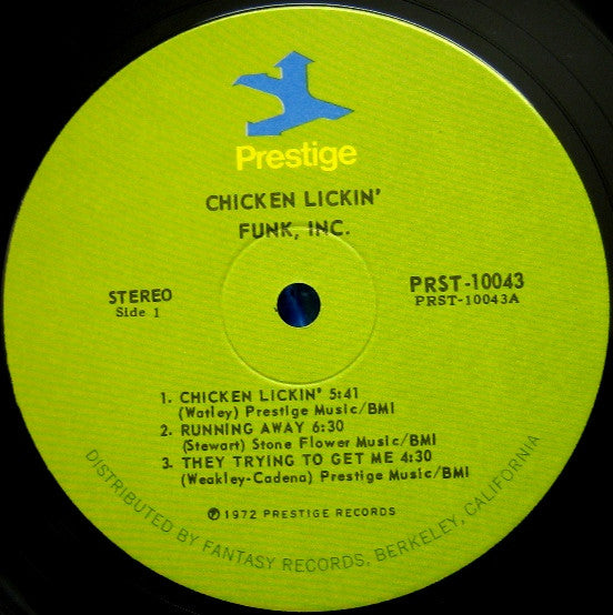 Funk Inc. : Chicken Lickin' (LP, Album, Roc)