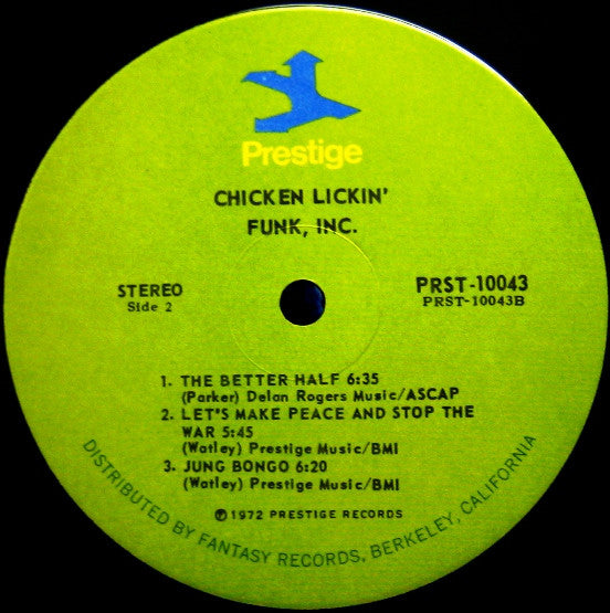 Funk Inc. : Chicken Lickin' (LP, Album, Roc)