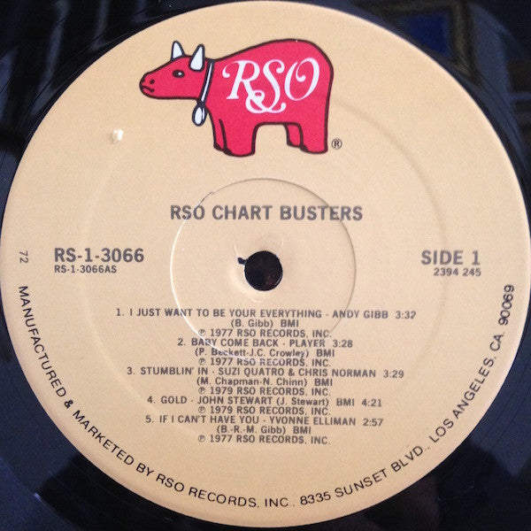 Various : RSO Chart Busters (LP, Comp, 72 )