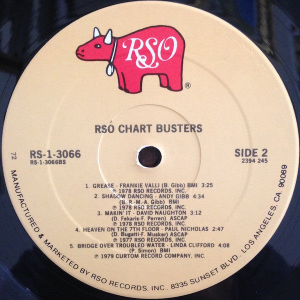 Various : RSO Chart Busters (LP, Comp, 72 )