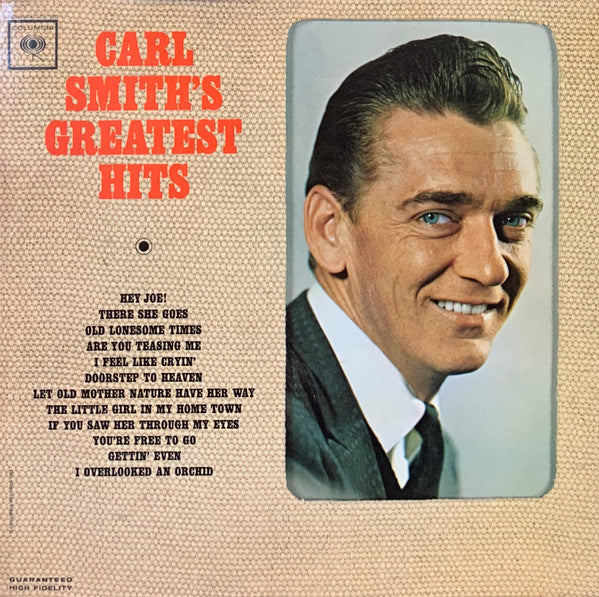 Carl Smith (3) : Carl Smith's Greatest Hits (LP, Comp, Mono, Pit)