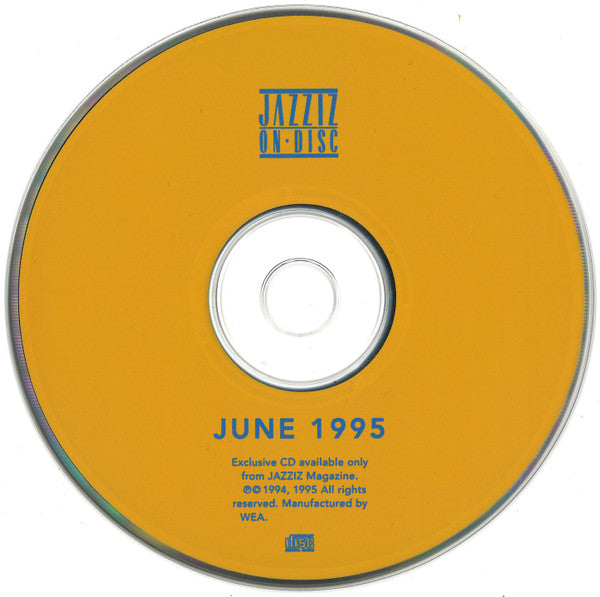 Various : Jazziz Magazine On-Disc - June 1995 (CD, Comp, Promo)