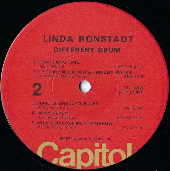 Linda Ronstadt : Different Drum (LP, Comp, RP, Jac)