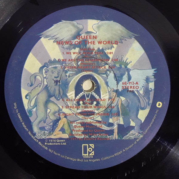 Queen : News Of The World (LP, Album, RP, PRC)