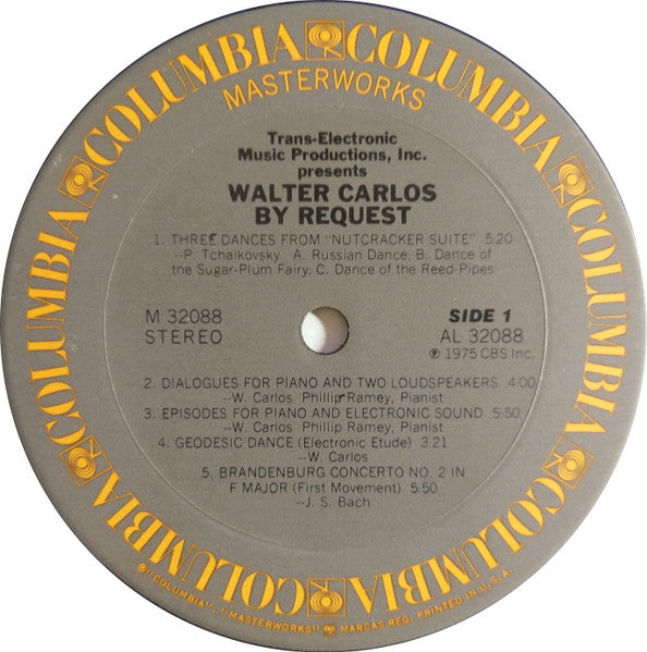 Walter Carlos : By Request (LP, Album)