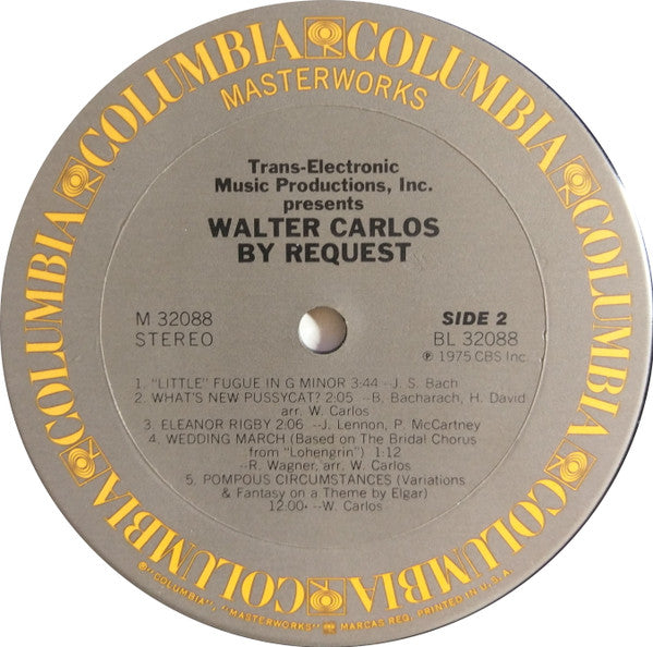 Walter Carlos : By Request (LP, Album)
