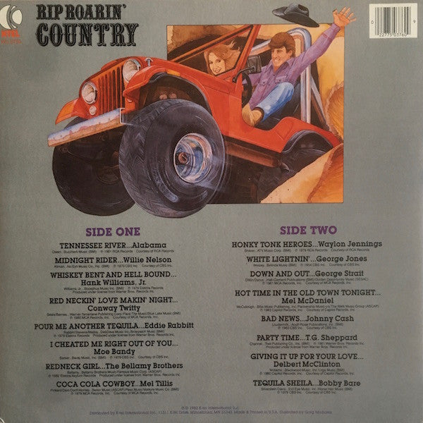 Various : Rip Roarin' Country (LP, Comp, 16=)