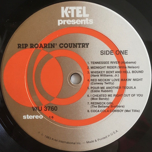 Various : Rip Roarin' Country (LP, Comp, 16=)