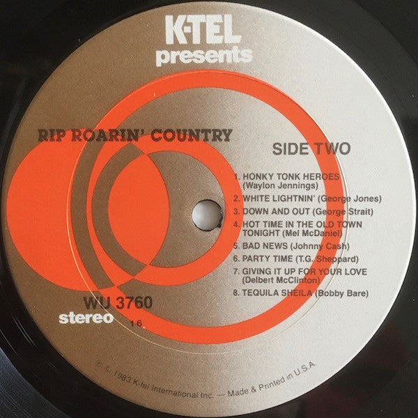 Various : Rip Roarin' Country (LP, Comp, 16=)