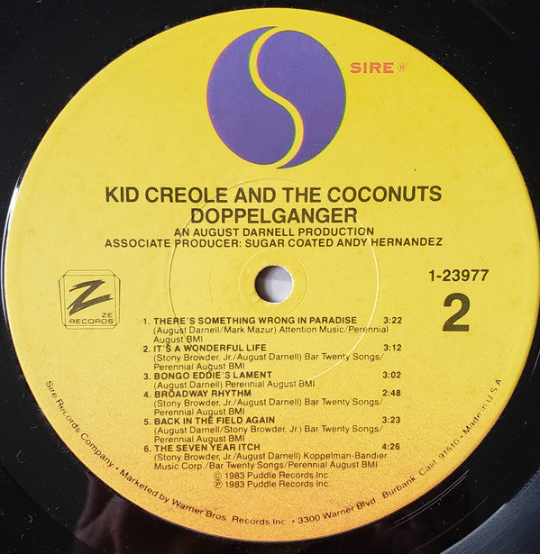 Kid Creole And The Coconuts : Doppelganger (LP, Album, Win)