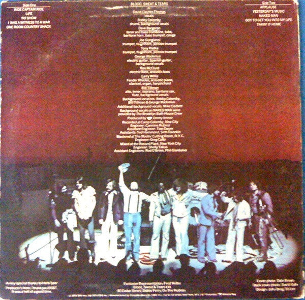 Blood, Sweat & Tears* Featuring David Clayton-Thomas : New City (LP, Album, Ter)