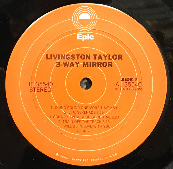 Livingston Taylor : 3-Way Mirror (LP, Album, Ter)