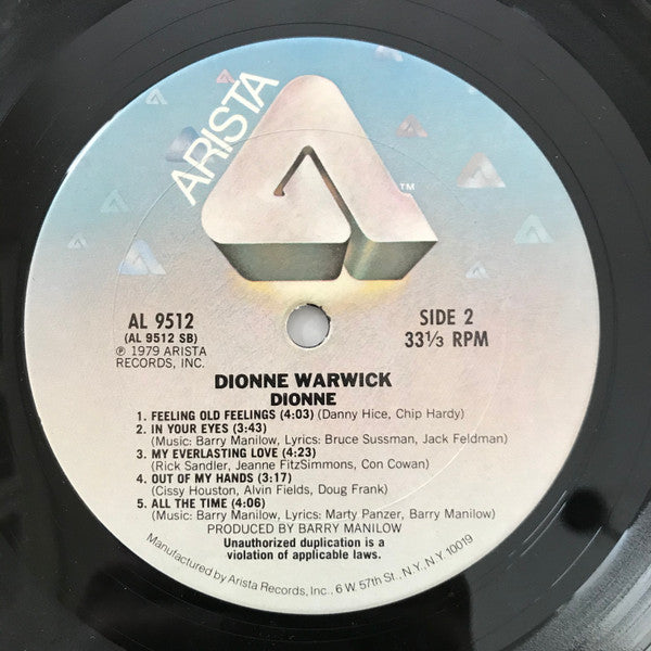 Dionne Warwick : Dionne (LP, Album, San)