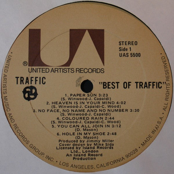Traffic : Best Of Traffic (LP, Comp, RE, Ter)