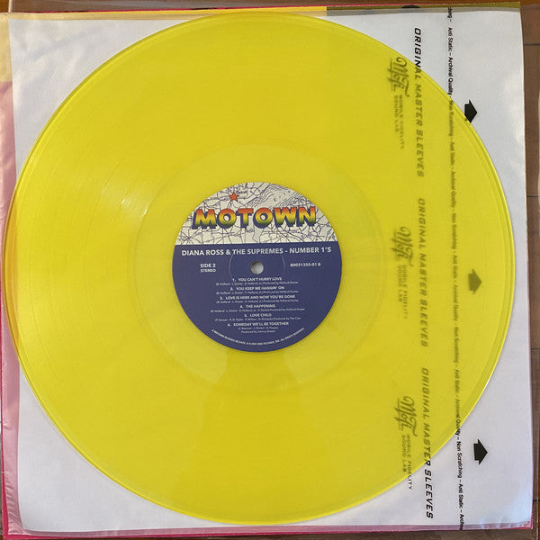 Diana Ross & The Supremes* : Number 1's (LP, Comp, Ltd, Yel)