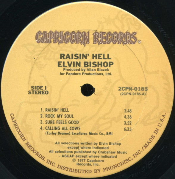 Elvin Bishop : Raisin' Hell (2xLP, Album)