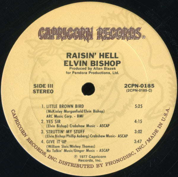 Elvin Bishop : Raisin' Hell (2xLP, Album)