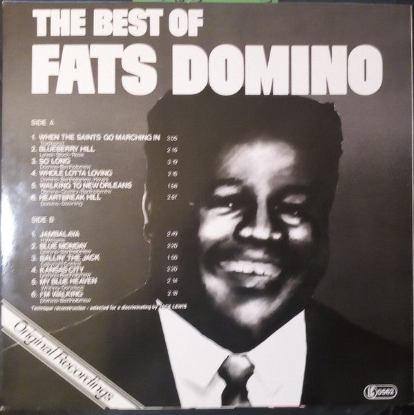 Fats Domino : The Best Of Fats Domino (LP, Comp)