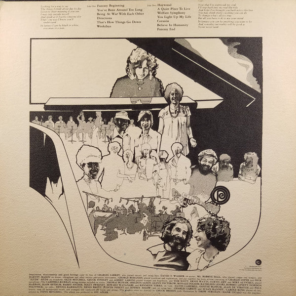 Carole King : Fantasy (LP, Album, San)