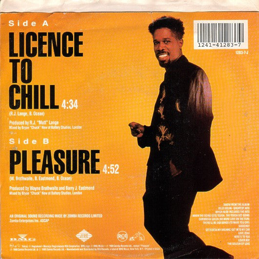 Billy Ocean : Licence To Chill / Pleasure (7")