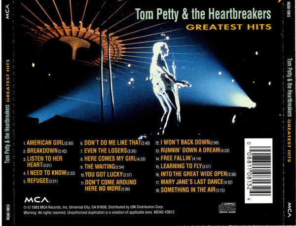 Tom Petty & The Heartbreakers* : Greatest Hits (CD, Comp, RP)