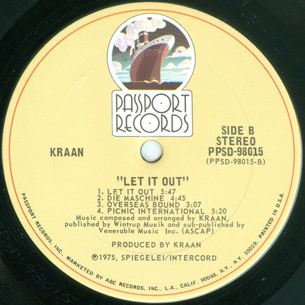 Kraan : Let It Out (LP, Album)