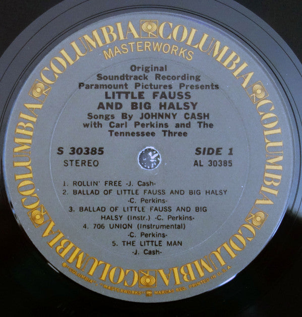 Johnny Cash With Carl Perkins And The Tennessee Three : Little Fauss And Big Halsy (LP, Album)