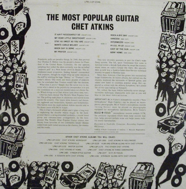 Chet Atkins : The Most Popular Guitar (LP, Roc)