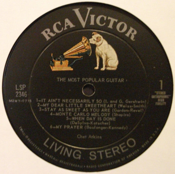 Chet Atkins : The Most Popular Guitar (LP, Roc)