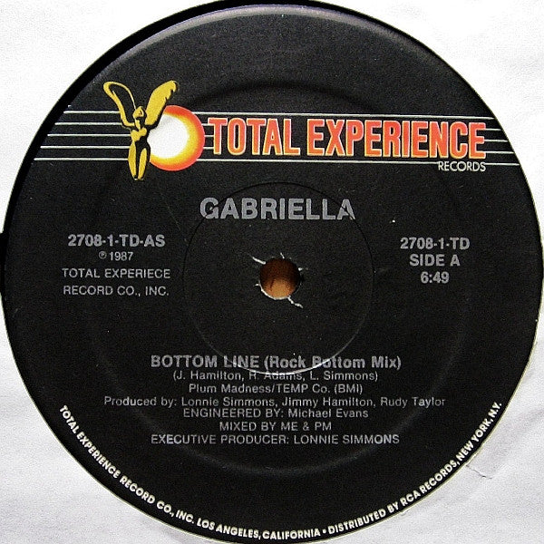 Gabriella : Bottom Line (12")