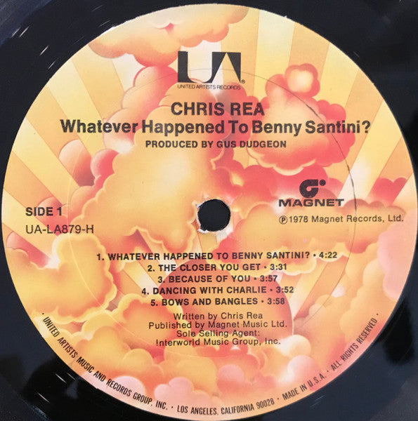 Chris Rea : Whatever Happened To Benny Santini? (LP, Album)
