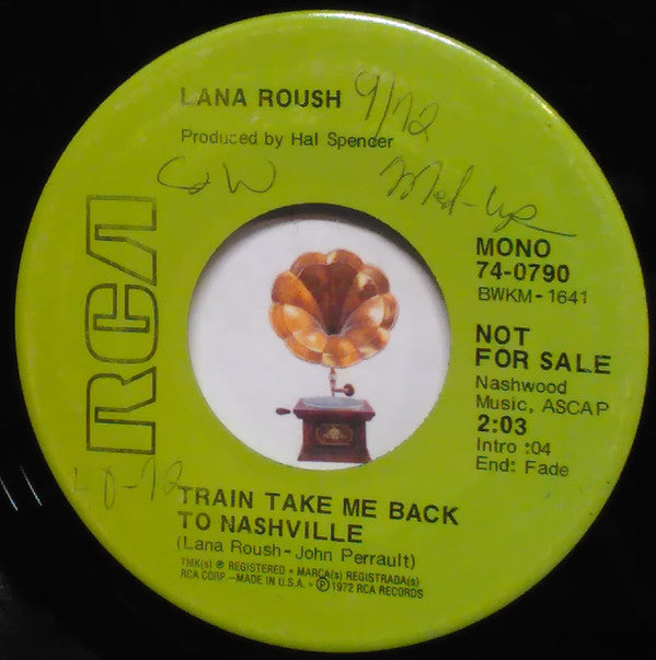 Lana Roush : Don't Liberate Me (7", Mono, Promo)