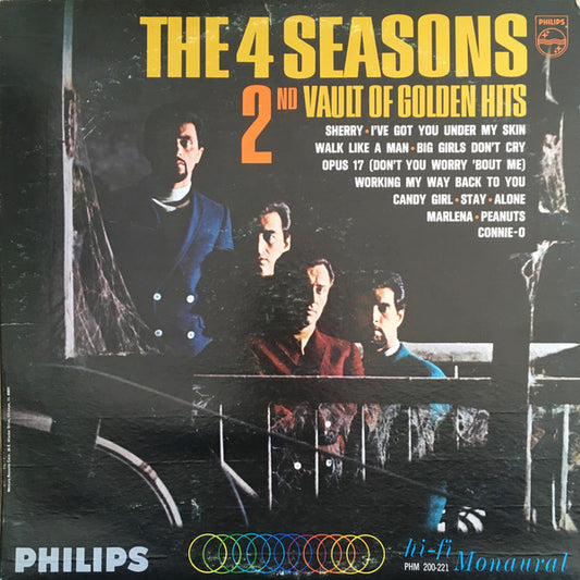 The 4 Seasons* : 2nd Vault Of Golden Hits (LP, Comp, Mono, Mer)