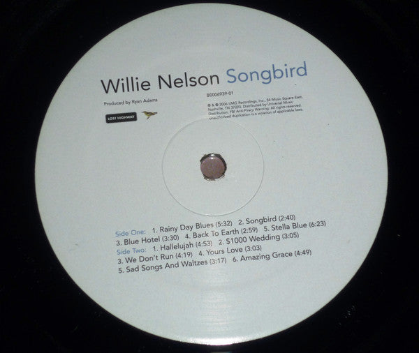 Willie Nelson : Songbird (LP, Album, 180)