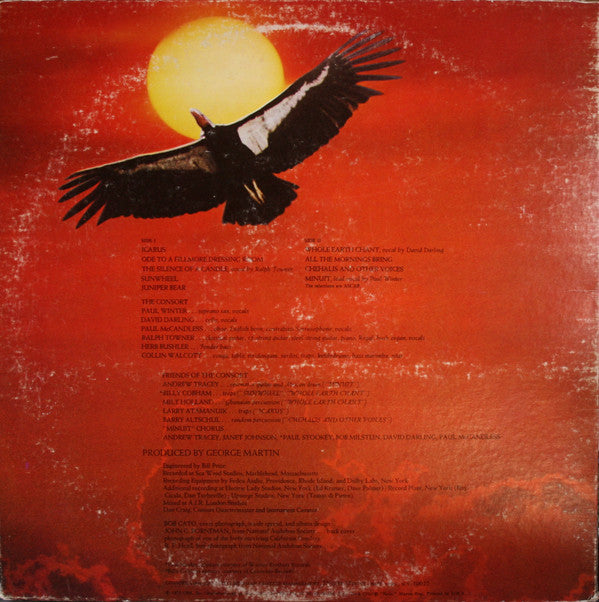 Paul Winter (2) / Winter Consort* : Icarus (LP, Album, RP, Ora)