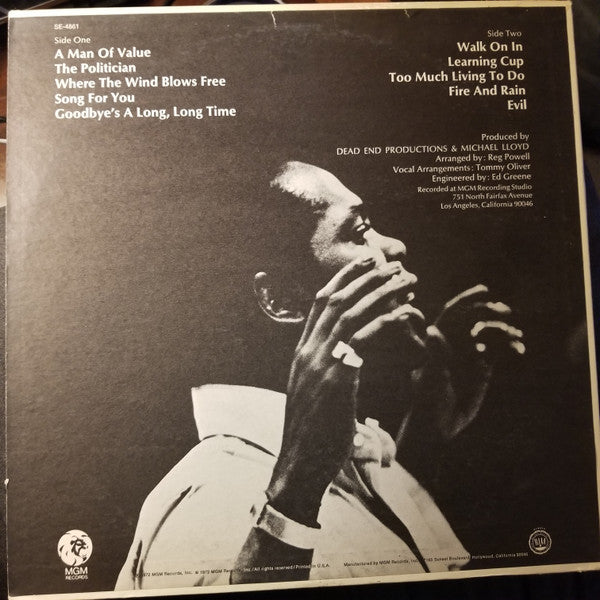 Lou Rawls : A Man Of Value (LP, Album)