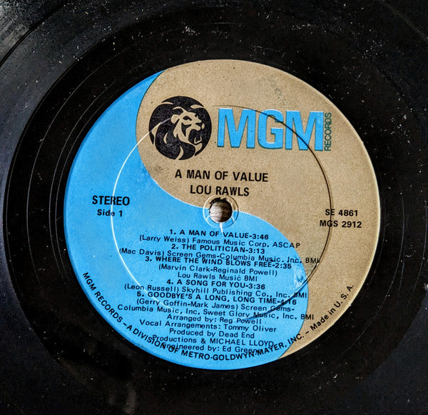 Lou Rawls : A Man Of Value (LP, Album)