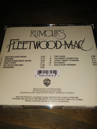 Fleetwood Mac : Rumours (CD, Album, RE, RP)