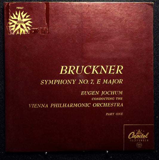 Anton Bruckner – Vienna Philharmonic Orchestra*, Eugen Jochum : Symphony No. 7, In E Major (2xLP, Mono)