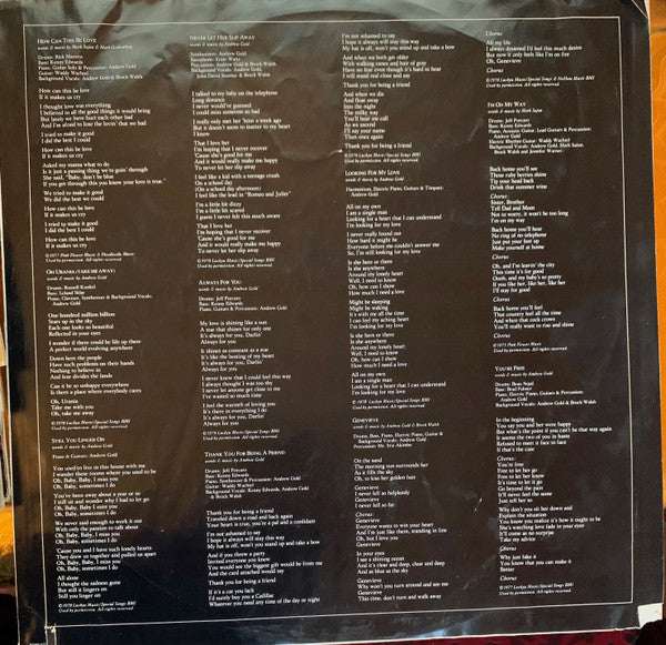 Andrew Gold : All This And Heaven Too (LP, Album, PRC)