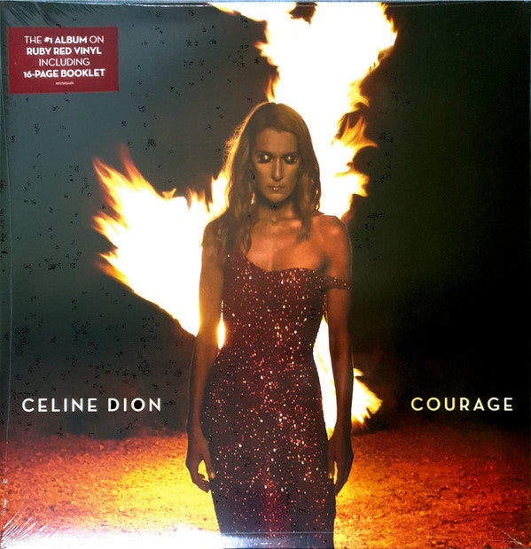 Celine Dion* : Courage (2xLP, Album, Rub)