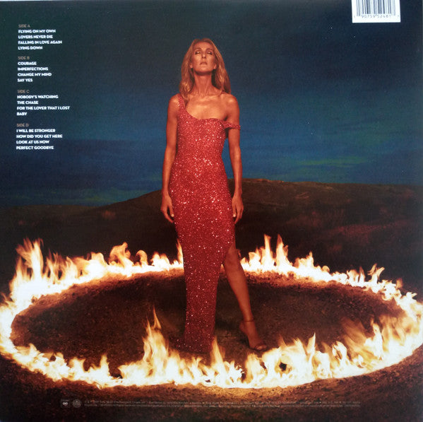 Celine Dion* : Courage (2xLP, Album, Rub)