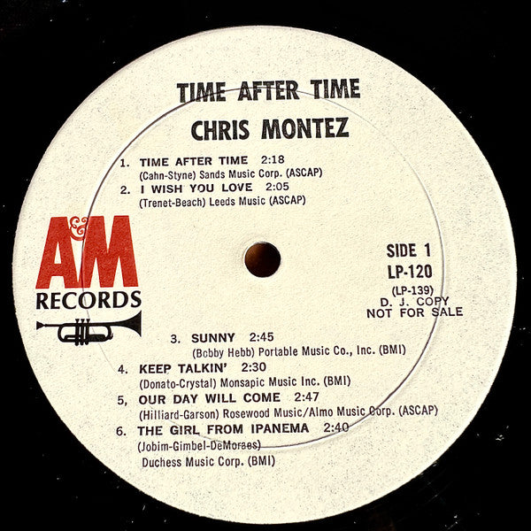 Chris Montez : Time After Time (LP, Album, Mono, Promo)