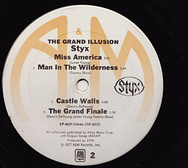 Styx : The Grand Illusion (LP, Album)