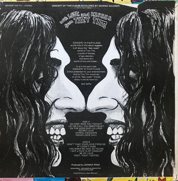 Tiny Tim : With Love And Kisses From Tiny Tim / Concert In Fairyland (LP, Album, Unofficial)