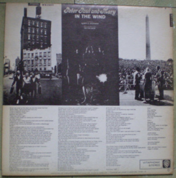 Peter, Paul And Mary* : In The Wind (LP, Album)