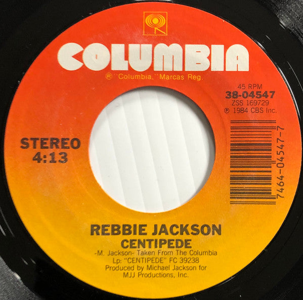 Rebbie Jackson : Centipede (7", Pit)